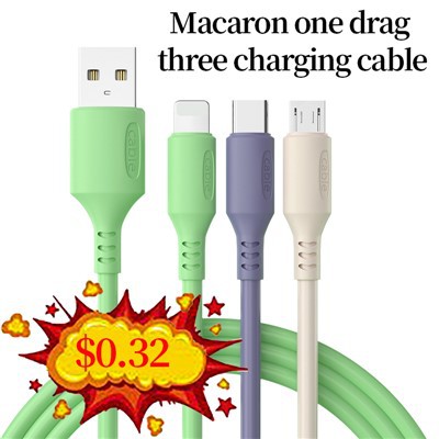 Kabel do ładowania Macaron One Drag Three